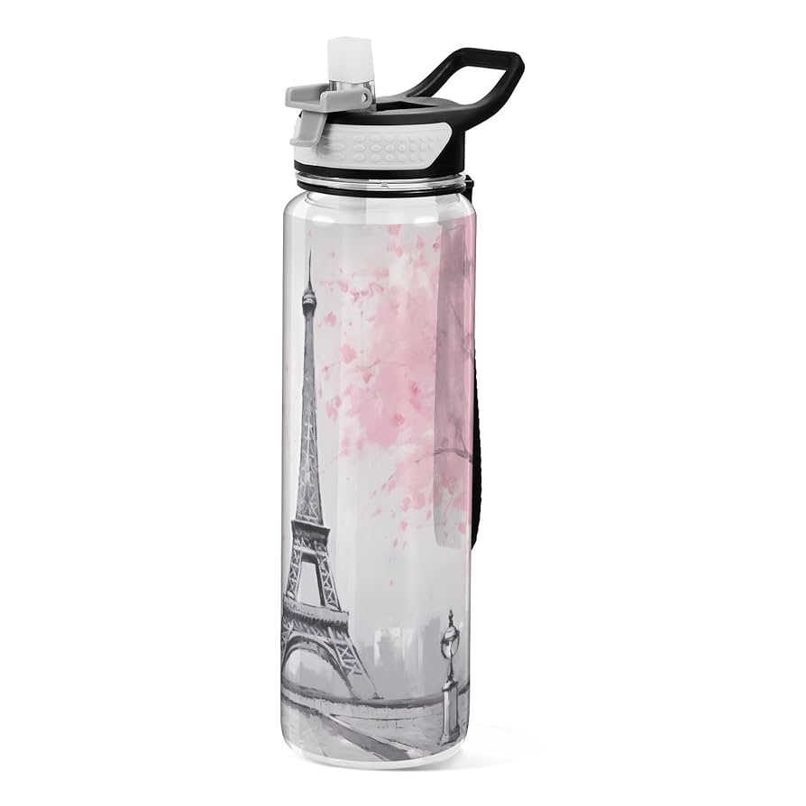 NOsWEA　花村想太　touch_bottle Amazon.com: Nesatuwa 32 oz Paris Eiffel Tower Water Bottles